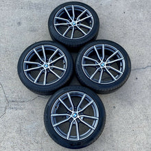 Load image into Gallery viewer, 18&quot; BMW OEM Factory 780 Wheels &amp; tires 330i 340i G20 Machined Full Set (4)
