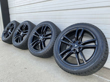 Load image into Gallery viewer, 19” Tesla Model S Gloss Black Factory Rims Wheels &amp; Tires OEM Split 2017 98910
